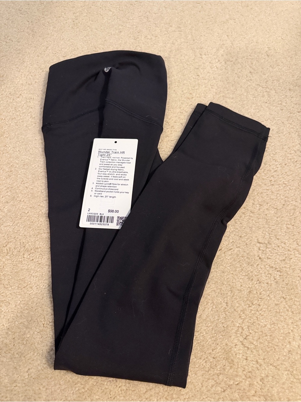 Lululemon Wunder Train leggings